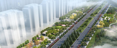徐州市轨道交通1-3号线站点景观复绿工程